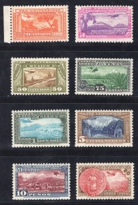 MOMEN: MEXICO SC #C54-C61 1934 PRESTINE SET MINT OG NH VF+ LOT #60005-2