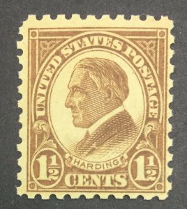 MOMEN: US STAMPS #582 MINT OG NH LOT #39791