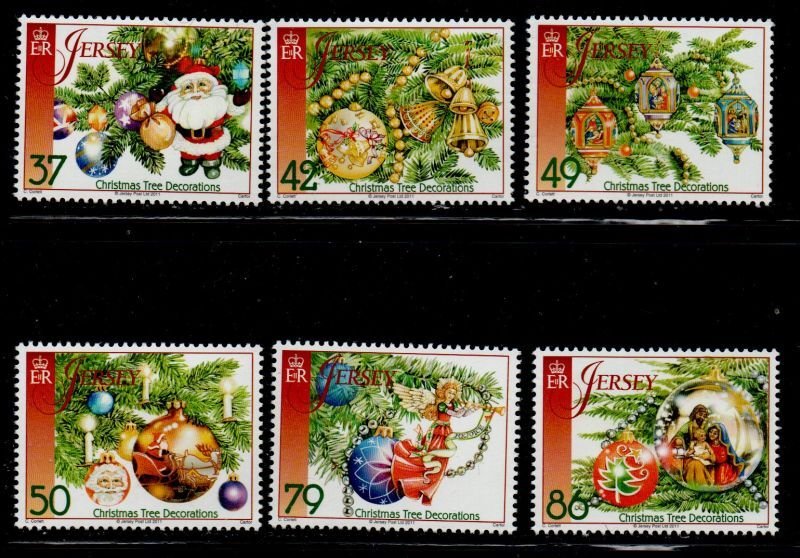 Jersey Sc  1553-1558  2011 Christmas stamp set mint NH