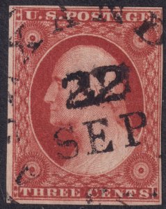 #10 Used, F-VF, 66R2 (CV $190 - ID53081) - Joseph Luft