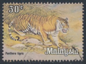 Malaysia     SC# 175  Used perf 14½ x 15 Tiger  see details & scans 