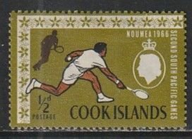 1967 Cook Islands - Sc 175 - MH VF - 1 single - Tennis