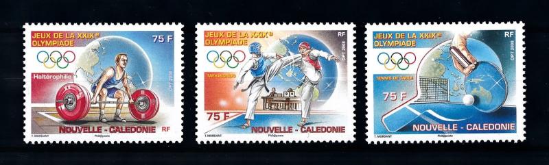 [92463] New Caledonia 2008 Olympic Games Beijing Taekwondo Tabletennis  MNH