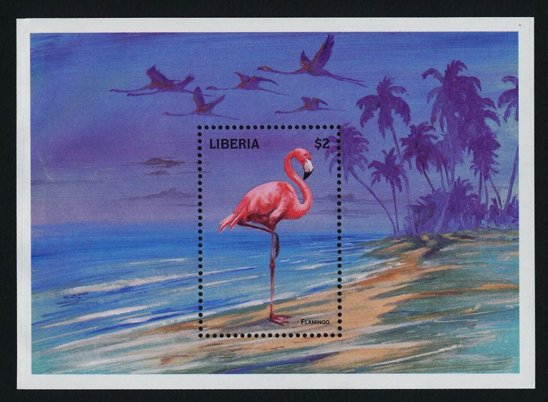 Liberia 1352 MNH Birds, Flamingo