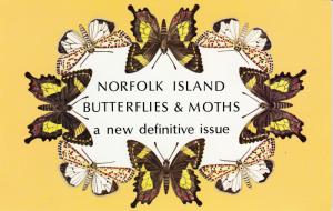 Norfolk Island 1977 Butterflies Set complete in Post Office Pack. VF/NH