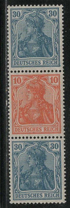 Germany Scott # 123 (2), 119, mint nh, se-tenant, Mi# S18