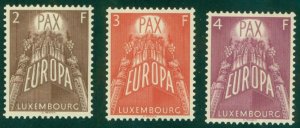 LUXEMBOURG 329-31 MNH (RL) 5465 CV $49.00 BIN $22.00