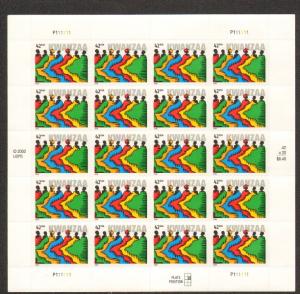 US #4373 Mint Sheet Kwanzaa 