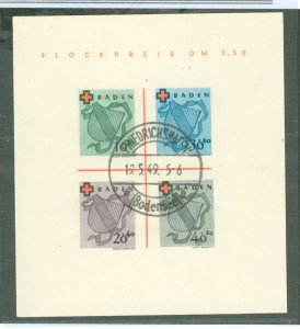 Germany #5NB4a Used Souvenir Sheet