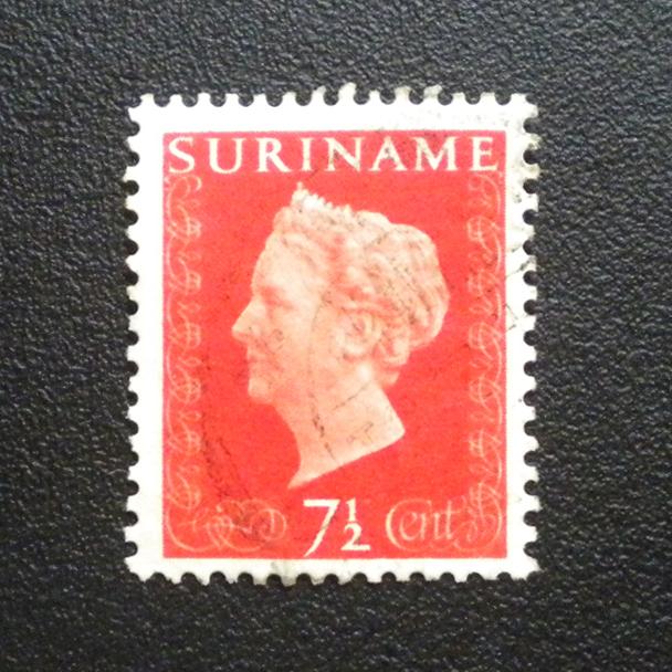 SURINAME DUTCH GUIANA 1948 STAMP. SCOTT # 219. USED.