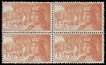 SPAIN   #C133 MNH BLOCK OF 4 (1)
