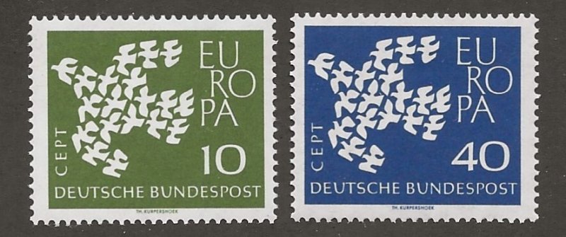 GERMANY  SC #  844 - 5   MNH