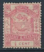 North Borneo  SG 36b Rose  MH  please see scan & details