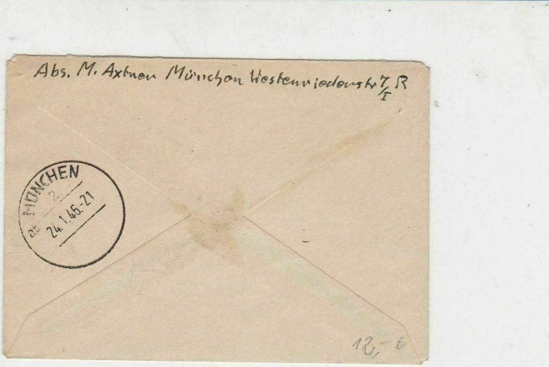 Germany 1946 Thuringia Registered Stamps Cover  ref 23139
