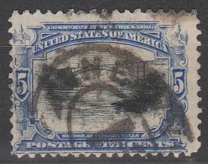 US #297 F-VF Used CV $18.00 (A3447)