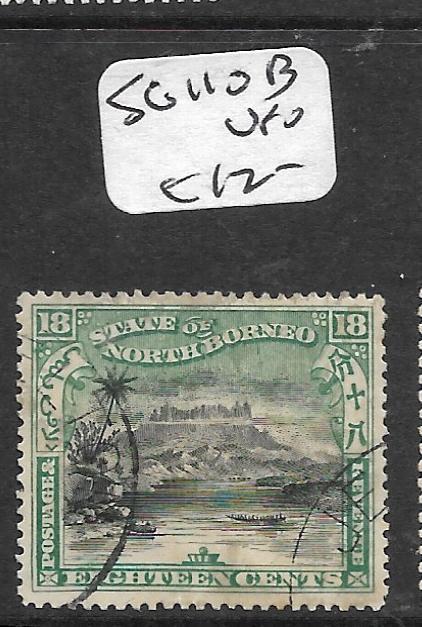 NORTH BORNEO (PP2703B)  18C MOUNTAIN SG 110B  VFU