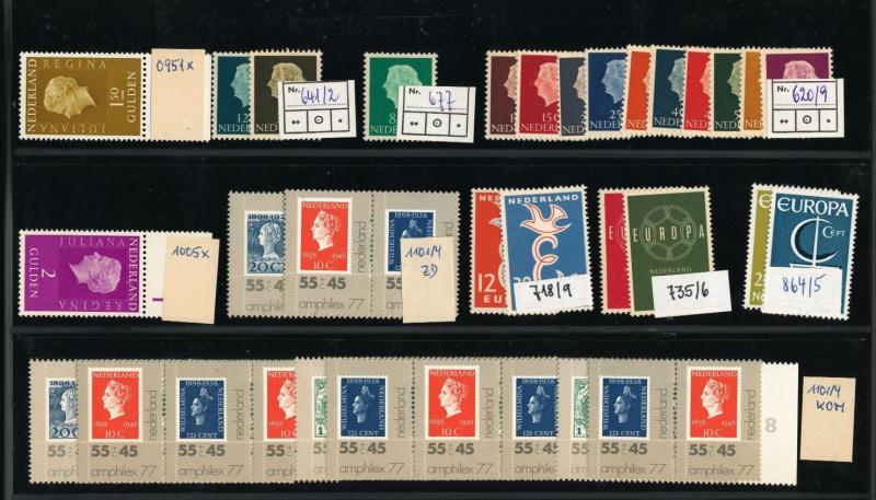 Netherlands Defintives Red X Europa MNH To 10g (100+Items) (Au14354