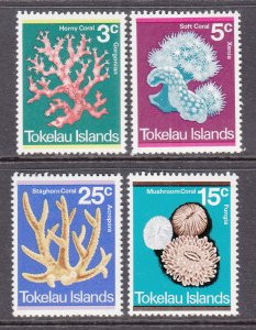 Tokelau 37-40 Coral MNH VF