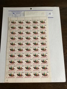 Scott # 2428-Greetings USA 25 cent Sleigh & Presents MNH-NIP-1989-US