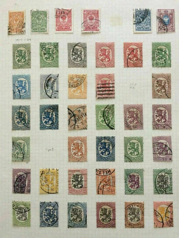 FINLAND 1850s/1959 Good Used Collection(Apx 400+)GM819