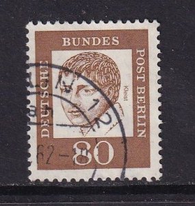 Germany  Berlin   #9N188  used  1961  portraits 80pf