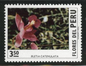 Peru  Scott 603 MNH** 1972 Orchid stamp