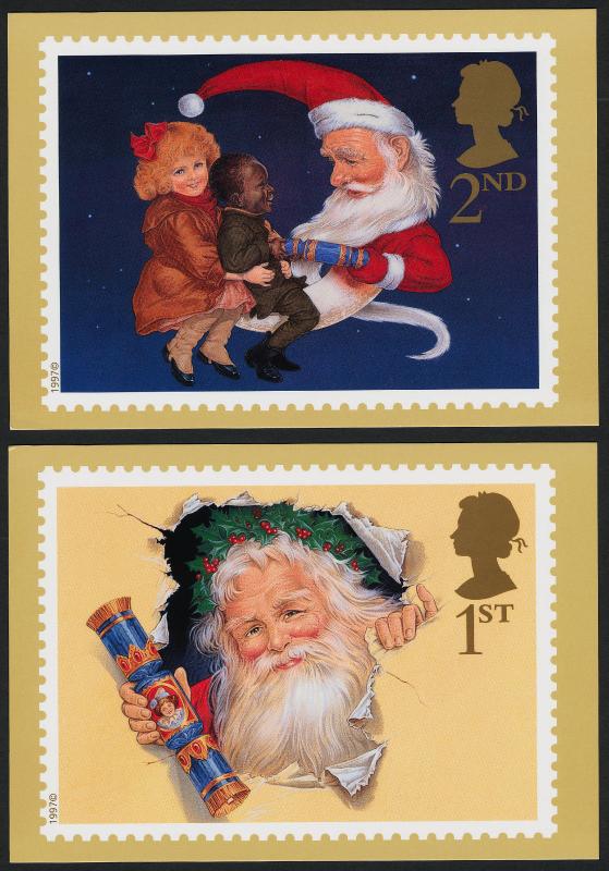 Great Britain 1776-80 Maxi (PHQ193) Cards MNH Christmas, Santa