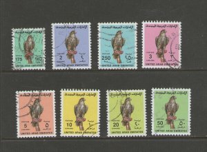 United Arab Emirates 1990 Birds Sc 304-313 FU