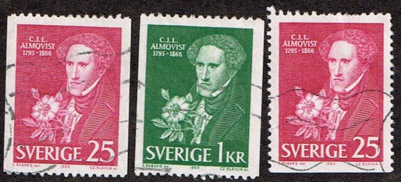 Sweden # 707 - 709 U