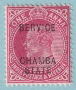 INDIA - CHAMBA STATE O23 OFFICIAL  MINT HINGED OG * NO FAULTS VERY FINE! - LED