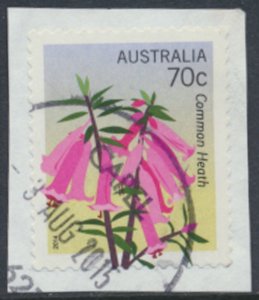 Australia SC# 4063 Flowers 2014 Used Common Heath details & scan