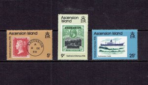 ASCENSION ISLAND - 1976 FESTIVAL OF STAMPS - SCOTT 212 TO 214 - MNH