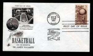 U.S. 1961 FDC Basketball!