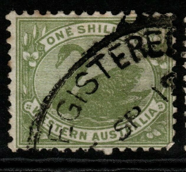 WESTERN AUSTRALIA SG169 1912 1/= SAGE-GREEN USED