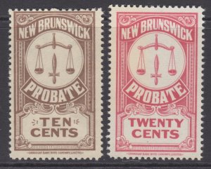 New Brunswick (Canada Province Revenue), van Dam NBP14-NBP15, MNH