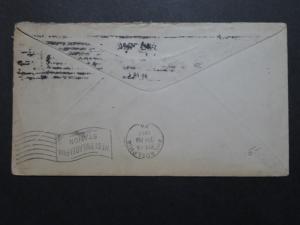 US 1917 American Baptist Publication Society Cover/9 Line Machine Cancel - Z9192