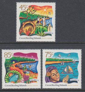 Cocos Keeling Islands 323-325 MNH VF