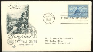 U.S. #1017 FDC F-VF