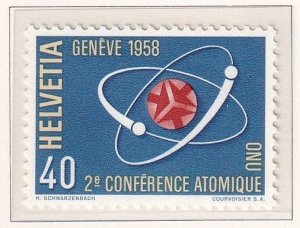 Switzerland   #369  MNH 1958 nuclear fission