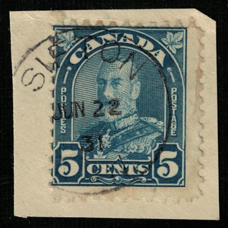 Canada, 1930-1931, King George V, 5 cents, YT #148 (T-6903)