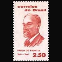 BRAZIL 1960 - Scott# 910 Engineer Frontin Set of 1 NH