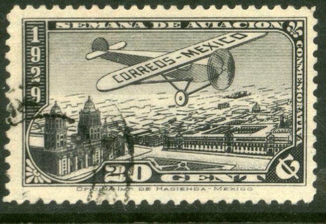 MEXICO C26, 20c AVIATION WEEK. USED. (198)