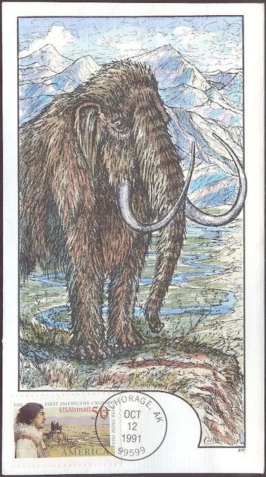 #C131 Wooley Mammoth Collins Subscriber FDC