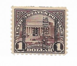 USA #571 Lincoln Memorial Precancel - Stamp