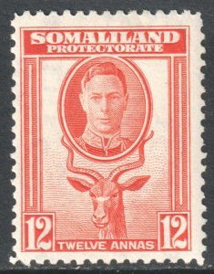 Somaliland Scott 103 - SG112, 1942 George VI 12a MH*