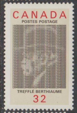 Canada Scott #1044 Trefflé Berthiaume Stamp - Mint NH Single