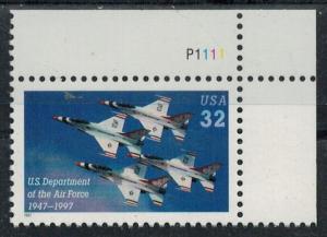 USA - Scott 3167 MNH w/ Plate No