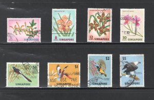 Singapore, Scott #62-69    VF, Used, Complete Set, CV $16.25 .... 5710051