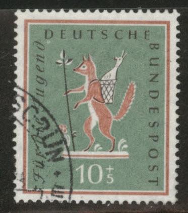 Germany Scott B360 Used 1958 Fairy tale stamp