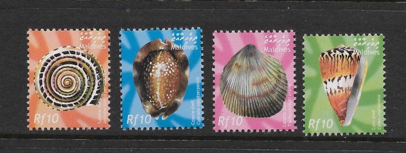 SHELLS - MALDIVES #2693-6  MNH